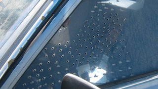A Little Plexiglas, A Power Drill, And Voila! Vented Side Window For The Tercel!